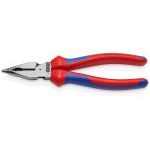 Knipex 08 22 185 Needle-Nose Long Combination Pliers Multi-Component Grips 185mm