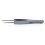 Knipex 92 21 11 ESD Precision ESD Stainless Steel Tweezers With Rubber Handles 123mm