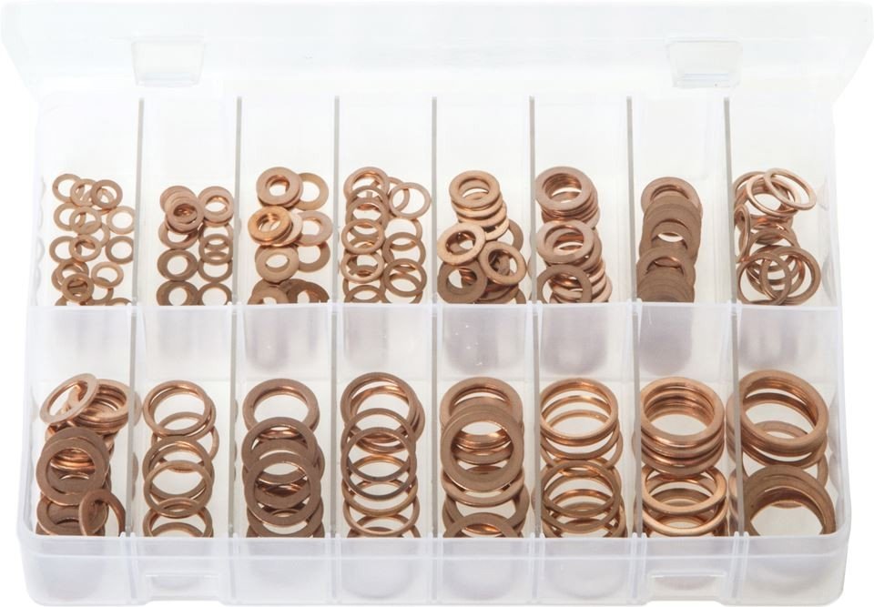 Assorted Copper Sealing Washers Metric PrimeTools