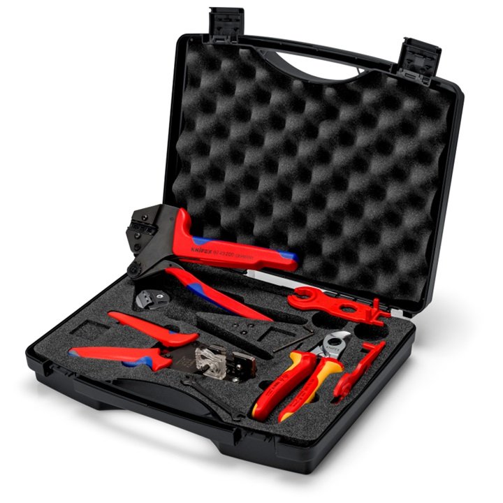 k_impul⭐︎ Knipex 97 91 04 V02 Crimping Tool Set For Solar Installation