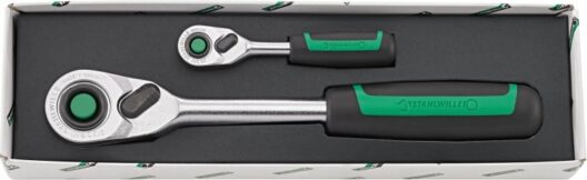 Stahlwille 415QR/512QR 1/4" & 1/2" Drive 2 Piece Ratchet Set