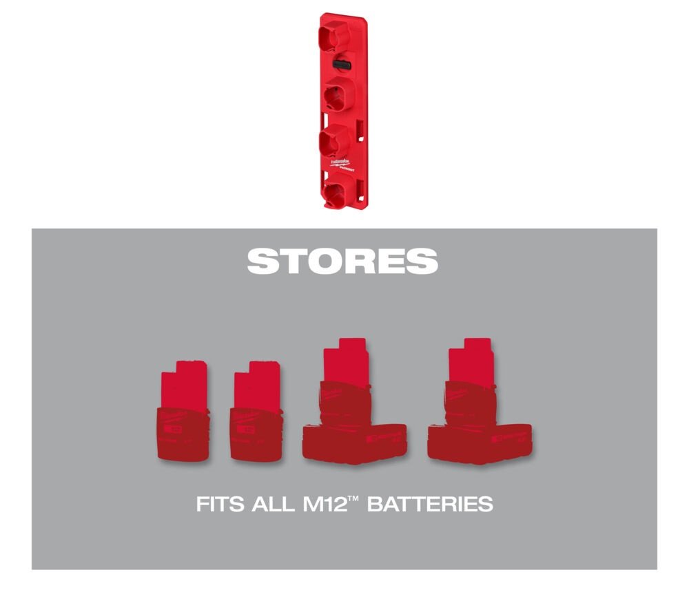 Milwaukee 4932480708 Packout M12 Battery Holder - Image 5
