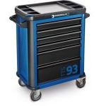 Stahlwille 93/6 B TTS93 6 Drawer Mobile Roller Cabinet - Blue