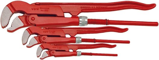 Stahlwille VBW 952 S-Jaw 3 Piece Pipe Wrench Set