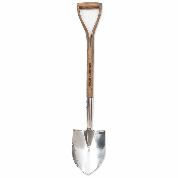 Spear & Jackson 4650PS Traditional Stainless Steel Compact Planting Garden Spade