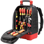 Wiha 45528 Tool Backpack Electric II 28 Piece VDE Tool Kit
