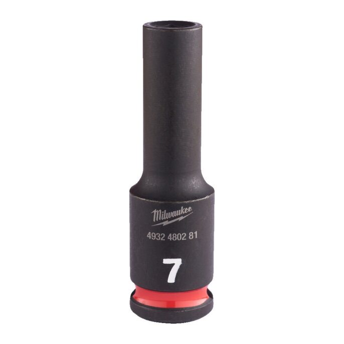 Milwaukee 4932480281 3/8" Drive Shockwave Deep Impact Socket 7mm