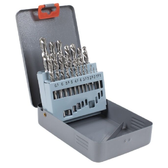 Sealey AK8190 19 Piece Left-Hand Spiral Drill Bit Set 1-10mm