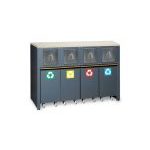 Beta C45PRO RD/X Fixed Sorted Waste Collection Module Wooden MDF top