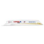 Lenox 210946114GR 5 Piece Gold® Power Arc® Curved Metal Cutting Reciprocating Saw Blades  6" / 152mm, 14 TPI