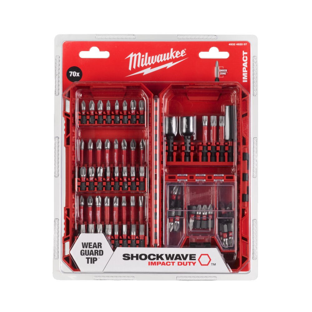 Milwaukee 4932492007 SHOCKWAVE™ 70 Piece Impact Duty Screwdriver