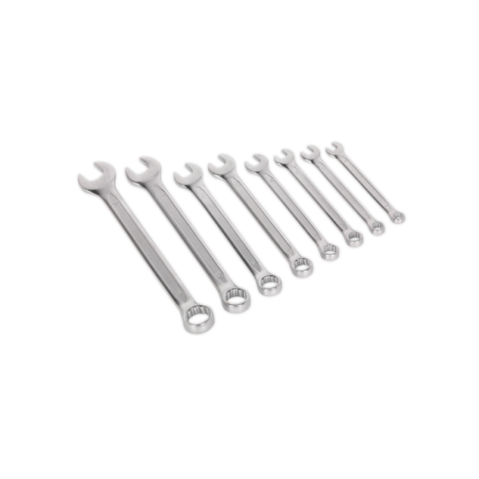 Sealey AK63252 8 Piece Combination Wrench Spanner Set 8 - 19mm