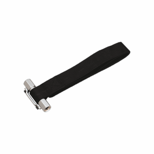 Sealey AK6403 Oil Filter Strap Wrench 300mm Capacity 3/8" &amp; 1/2" Drive