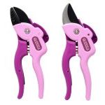 Spear &; Jackson CUTTINGSET15 Bypass and Anvil Secateurs Twin Set - Pink