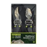 Spear &; Jackson CUTTINGSET8K KEW Traditional Drop Forged Bypass and Anvil Secateurs Twin Set