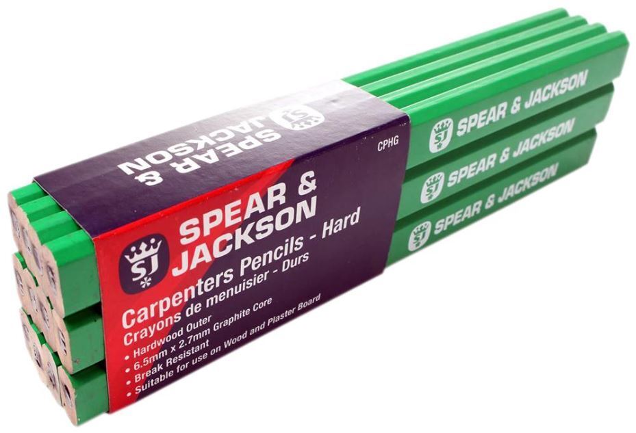 Spear & Jackson CPHG Medium Carpenters Pencils Green