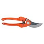 Bahco P126-19-F Bypass Secateurs with Stamped/Pressed Steel Handle and Straight Cutting Head