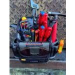 Wiha, Facom & Bahco Electricians Starter Tool Kit Set In Veto Pro Pac TP6B Tool Pouch / Bag