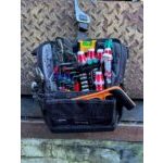 Wera, Knipex & Bahco Plumbers Mid Tool Kit Set In Veto Pro Pac TP-XD BLACKOUT Compact Tool Pouch