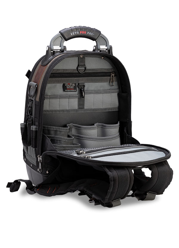 Veto Pro Pac Tech-Pac Tool Backpack + SB-LD Hybrid Tool / Meter Pouch ...