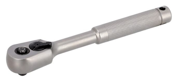 Bahco 6950MH 1/4" Drive Reversible Pear Head Metal Ratchet