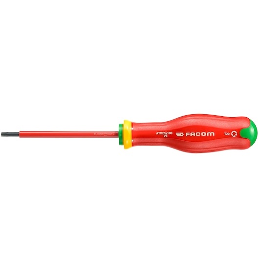 Facom ATX20X100VE PROTWIST® VDE Insulated Torx Screwdriver T20 x 100mm