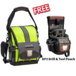 Veto Pro Pac TP-XL Hi-Viz Yellow Large Tool Pouch + DP3 Drill & Tool Pouch FREE