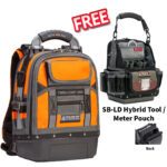 Veto Pro Pac TECH PAC MC Tool Bag Backpack HiViz Orange+ SB-LD Hybrid Tool / Meter Pouch FREE