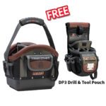 Veto Pro Pac TECH OT-SC Sub Compact Open Top Electrician Tool Bag + DP3 Drill & Tool Pouch FREE