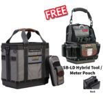 Veto Pro Pac WRENCHER-XL Extra Long Open Top Plumbing Tool Bag + SB-LD Hybrid Tool / Meter Pouch FREE