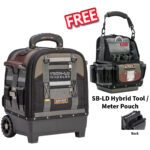 Veto Pro Pac TECH-LC WHEELER Service Rolling Tool Bag + SB-LD Hybrid Tool / Meter Pouch FREE