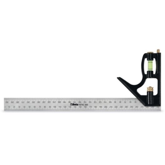 Beta 1674C Combination Set Square 300mm / 12"