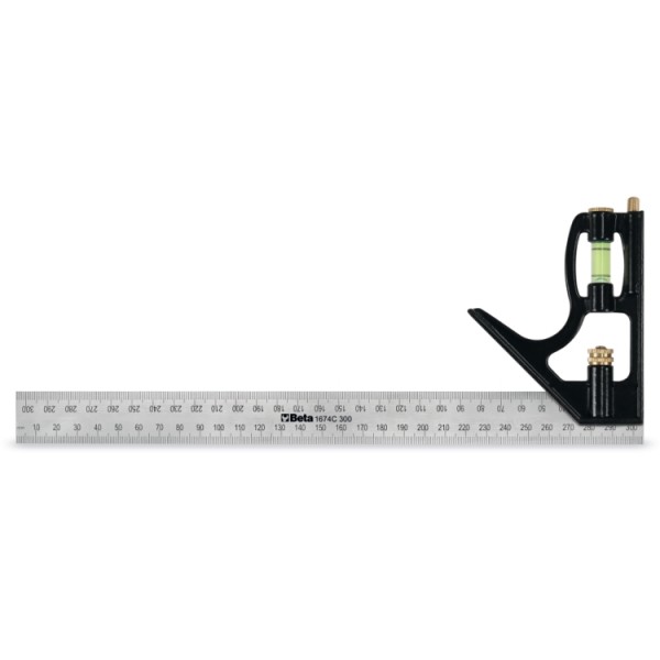 Beta 1674C Combination Set Square 300mm / 12"