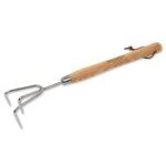 Spear &amp; Jackson Kew Gardens 3100KEW Stainless Steel 3-Prong Cultivator with Handle