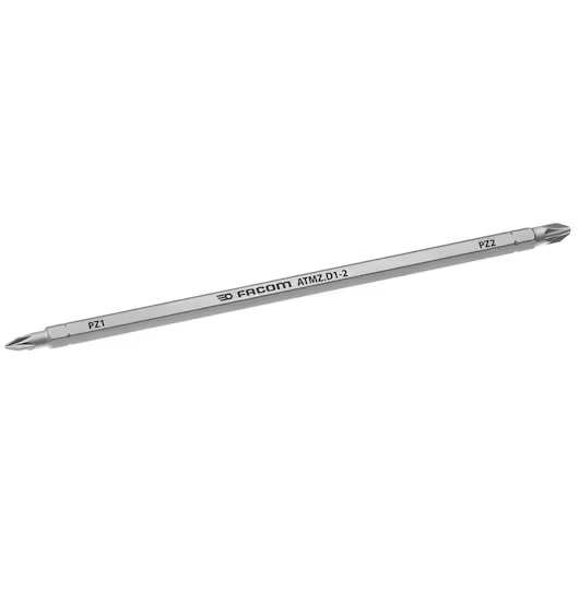 Facom ATMZ.D1-2 175mm Reversible Pozi Screwdriver Blade PZ1 x PZ2