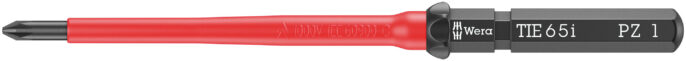 Wera Kraftform Kompakt VDE 65 i 'Take It Easy' Pozi Screwdriver Blade PZ1