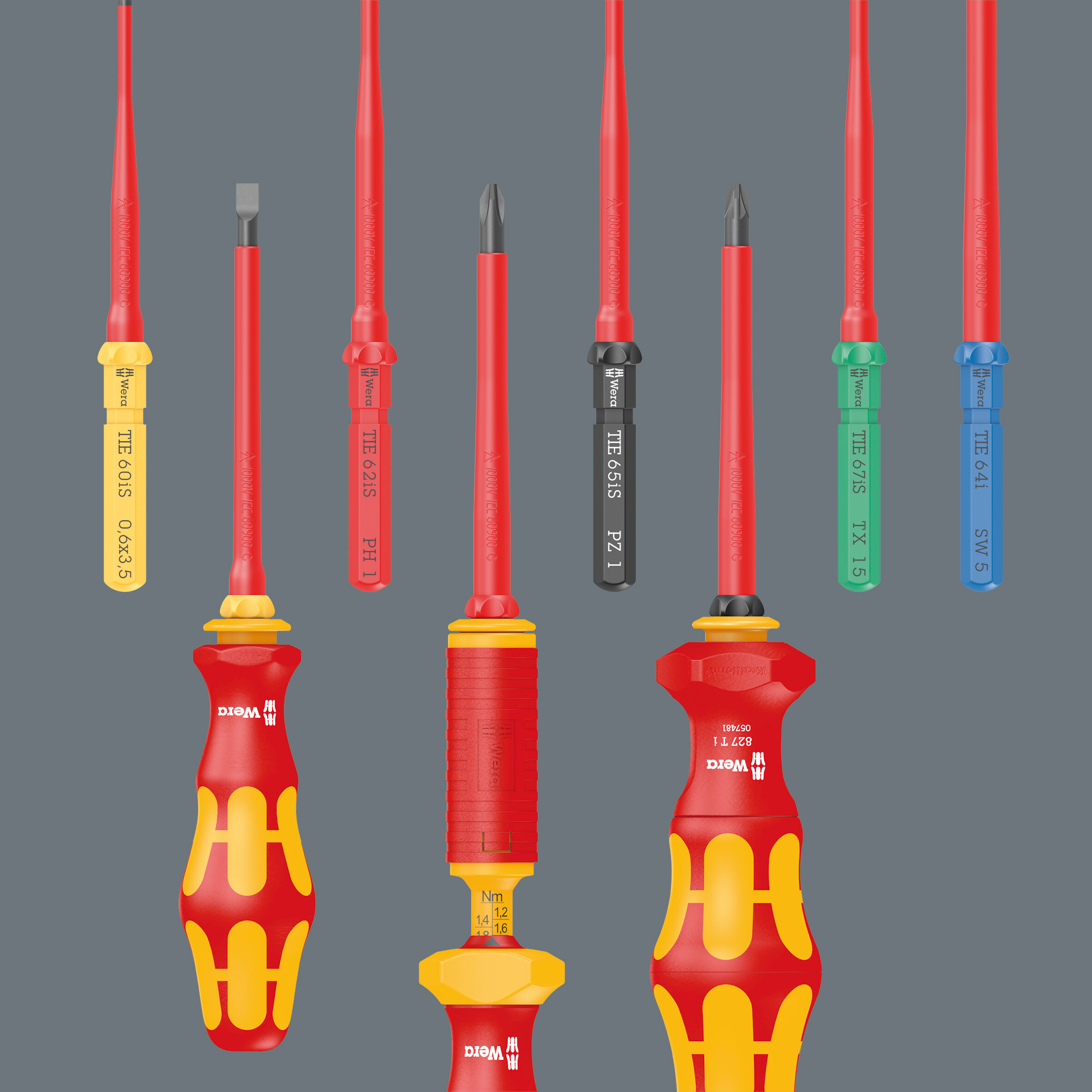 Wera Kraftform Kompakt VDE 7 Universal 1 Tool Finder Insulated Screwdriver Set - 006600 - Image 13