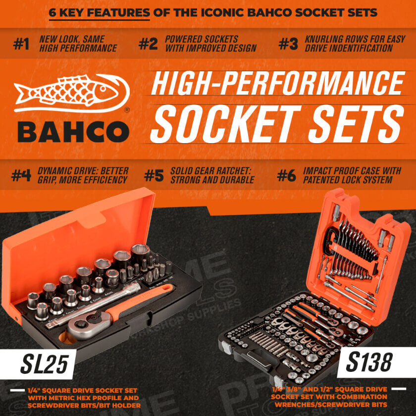 Bahco S Range Socket Sets
