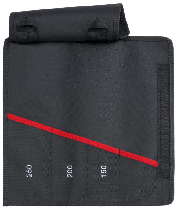 Knipex 00 19 61 LE Tool Roll Empty For TwinGrip Slip-Soint Pliers (4 Compartments)