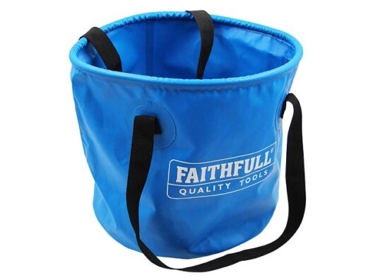Faithfull FAI20LBUCKET Collapsible 20 Litre Bucket Waterproof PVC