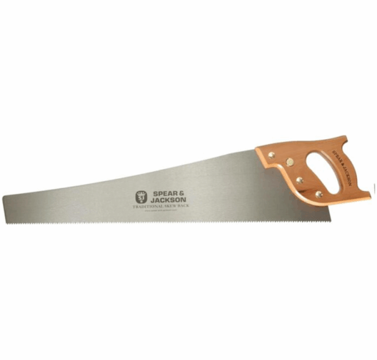 Spear & Jackson 9515K Traditional Skew Back Handsaw 24" (610mm) x 7 pts per inch