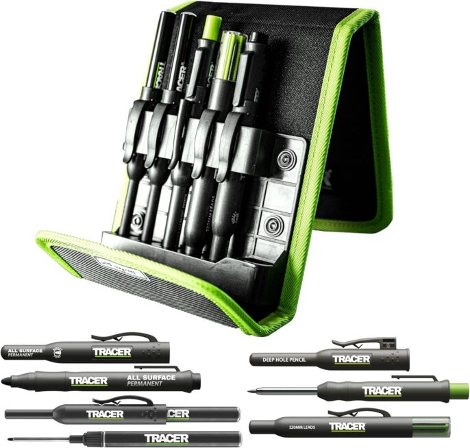 Tracer AMK5 5 Piece Construction Marker Kit In Storage Case