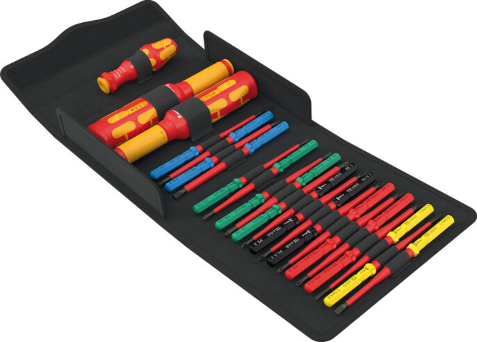 Wera Kraftform Kompakt VDE Safe-Torque Speed Interchangeable Screwdriver Blade Set - 006633
