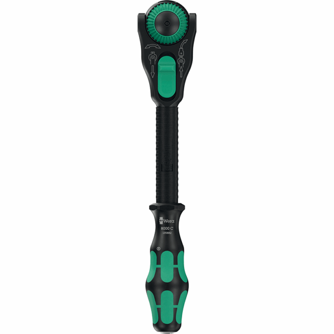 Wera 8000 C Black Edition Zyklop Speed 1/2" Drive Ratchet - 135882