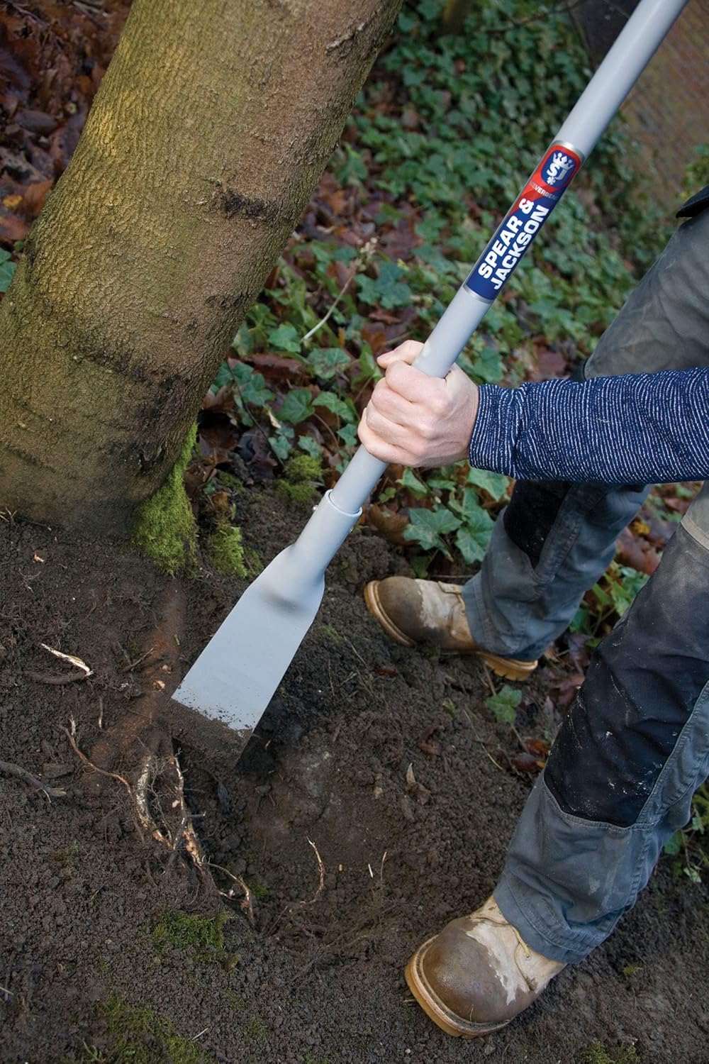 Bêche En Acier Au Carbone Spear & Jackson Neverbend - Outil Jardin Professionnel - Manche Bois Dur