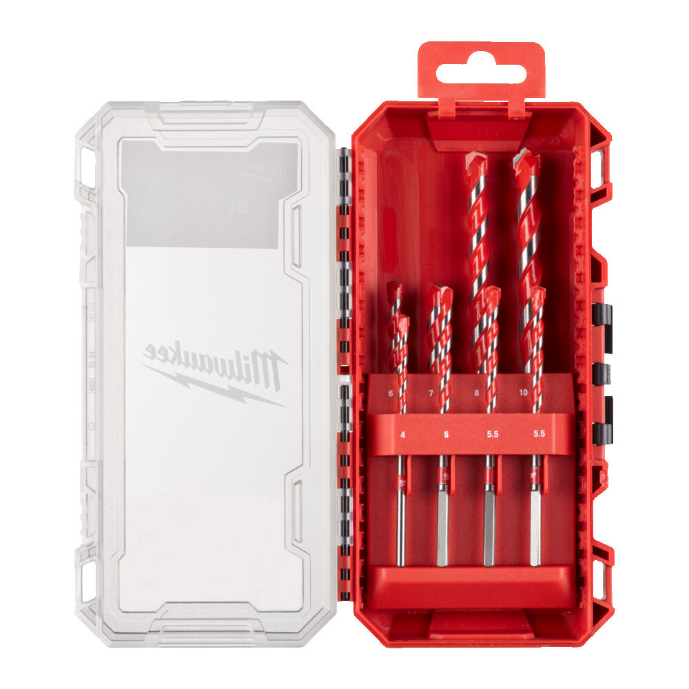 Milwaukee 4932493882 Premium Hammer Concrete Drill Bit Set
