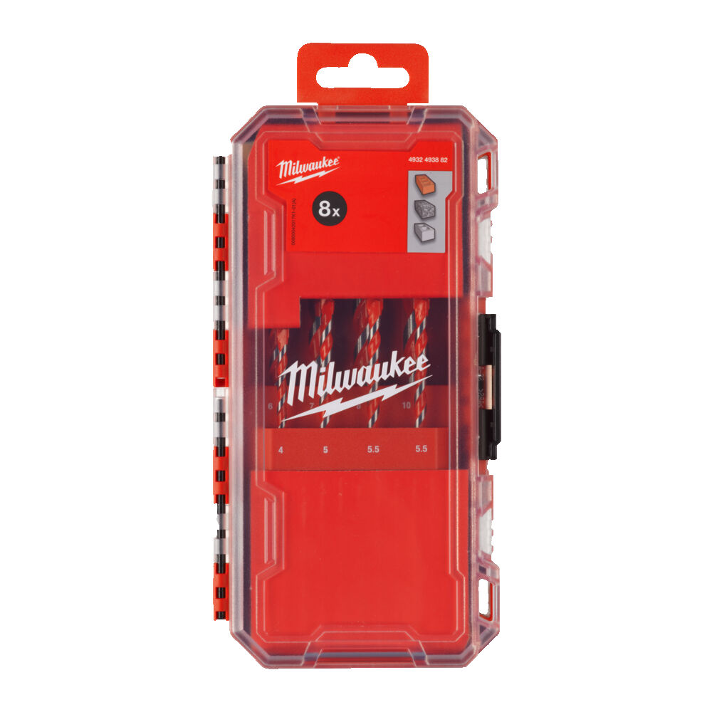 Milwaukee 4932493882 Premium Hammer Concrete Drill Bit Set - Image 2