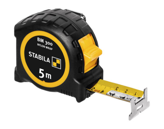Stabila BM 300 Pocket Tape Measure Metric Scale 5M