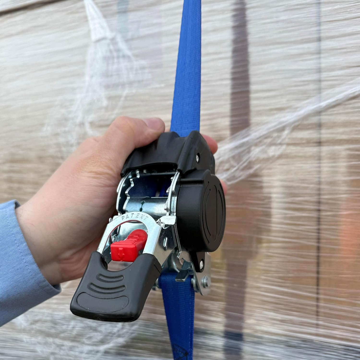 Spear & Jackson RATSTRAP50 Automatic Retracting Ratchet Tie Down Straps 50mm x 3 Metres - Image 2