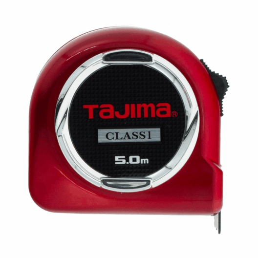 Tajima 5m Hi Lock Class 1 Pocket Tape Measure 25mm Blade - L25-50E1-EUR